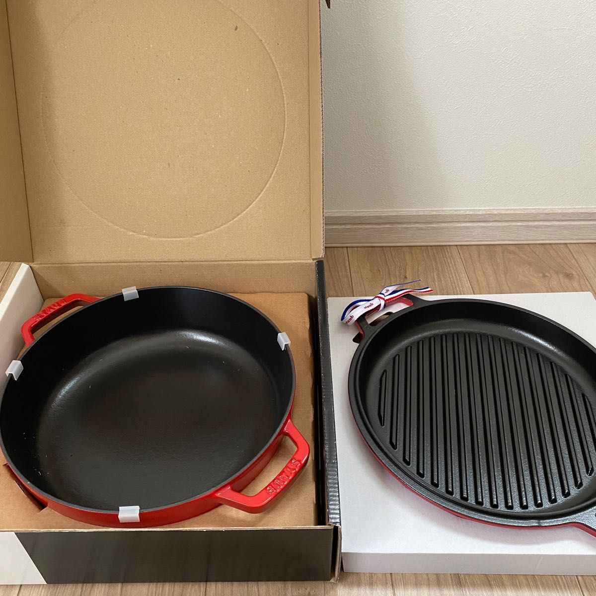 半額SALE/ staub staub ストウブ ラメール SUKIYAKI&グリルパン 26cm