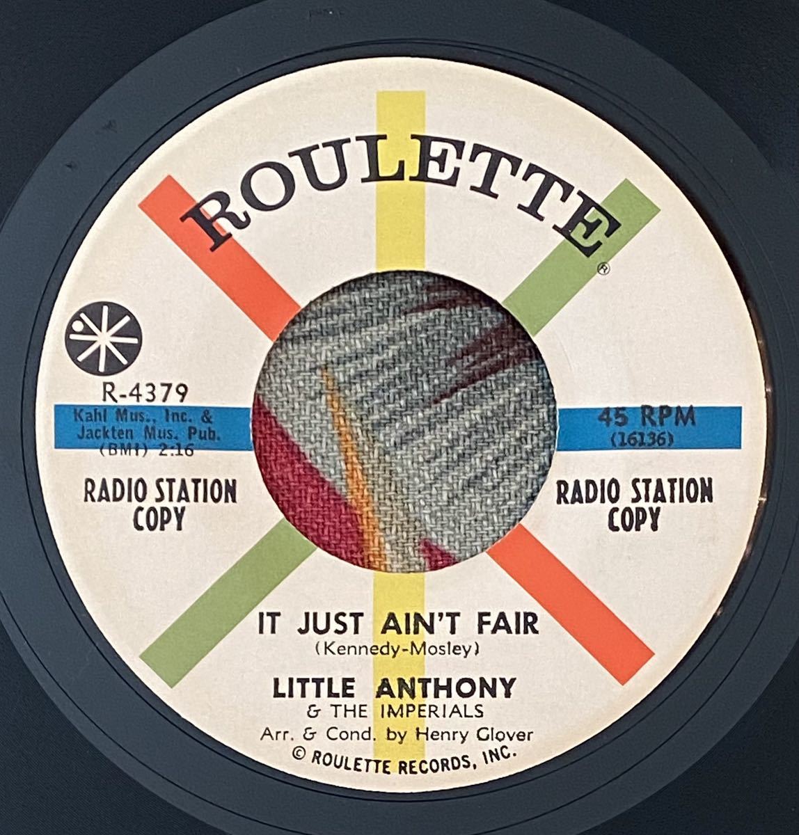 Little Anthony & The Imperials US Promo 7inch That Lil' Ole Lovemaker Me / It Just Ain't Fair .. Doo Wop ロカビリー_画像1