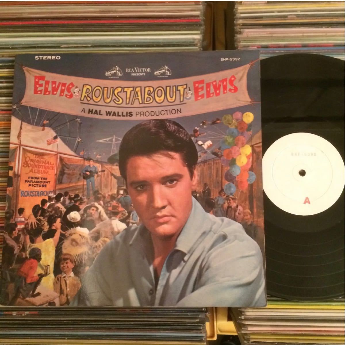 Elvis Presley SHP-5392 国内 テスト盤 LP Roustabout .. Japan Test Pressing .._画像1