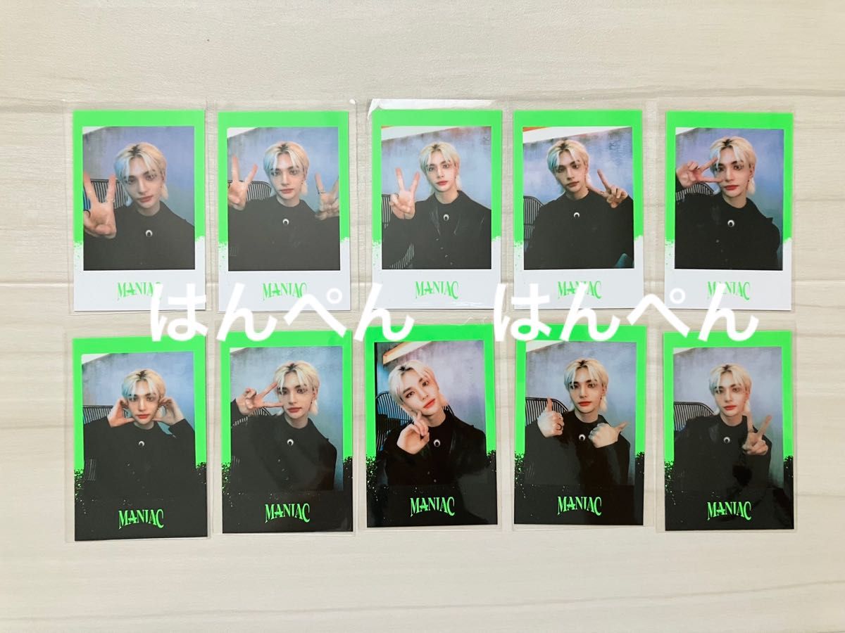 Stray Kids ヒョンジン MANIAC ポラロイド コンプリートセット-