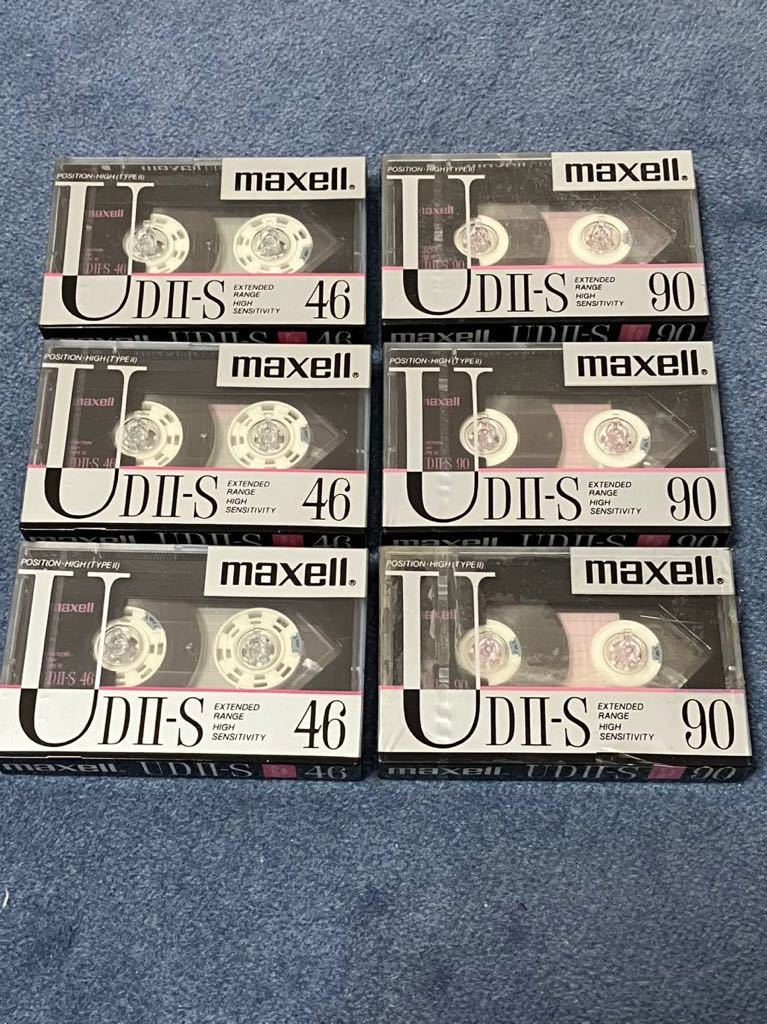 マクセル ハイポジションカセットテープ UDⅡ－S 未開封6本セット_画像1