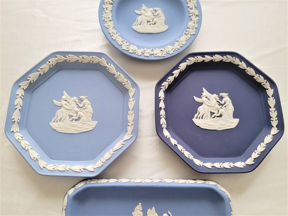 WEDGWOOD ウェッジウッド ジャスパー ブル 小皿4点セット|Yahoo WEDGWOOD ウェッジウッド ジャスパー ブル 小皿4点セット|Yahoo