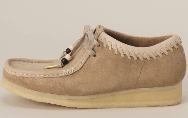 送料無料 CLARKS オリジナルズ 27cm WALLABEE ワラビー ナチュラルタン ブーツ スニーカー レザー サイドゴア ビジネス ローファー XXX29_画像2