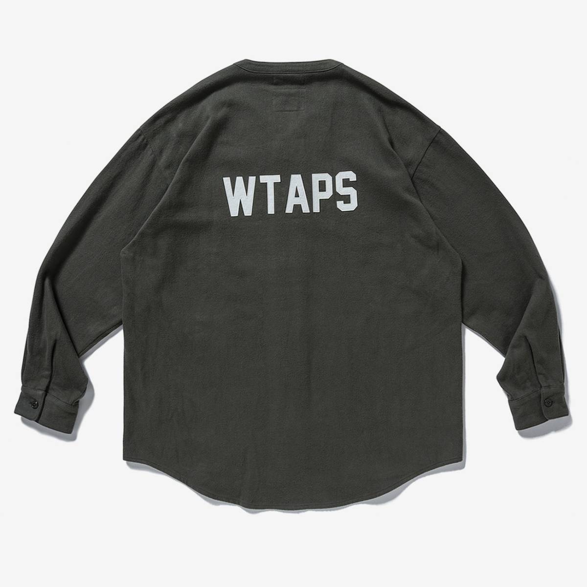 【新品国内正規補償Sサイズ】WTAPS LEAGUE LS ベースボールシャツ 212TQDT-SHM04 (W)TAPS　リーグ_画像2