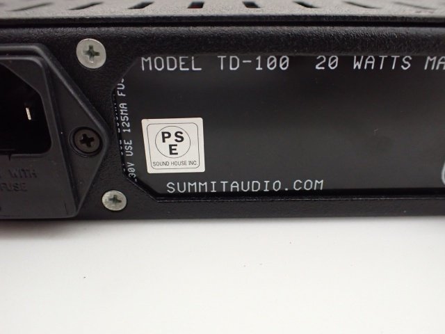 送料込み】SUMMIT AUDIO ( サミットオーディオ ) TD-100 チューブ