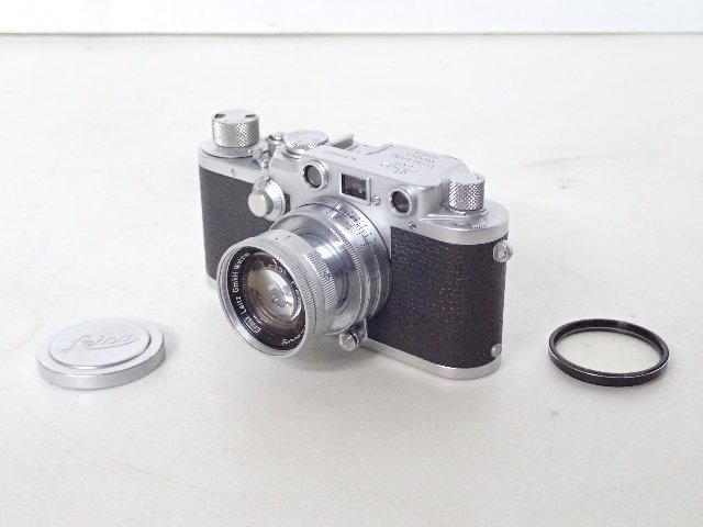 Leica ライカ レンジファインダーカメラ バルナック型 IIIf 61万番台 + Summicron 50mm F2 ★ 68C1E-2