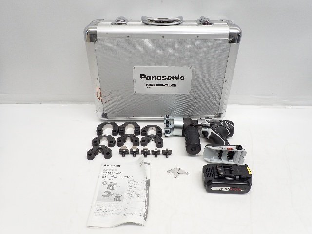 Panasonic パナソニック 充電圧着器 EZ4641K-H アルミケース/バッテリー付き ∩ 69540-2