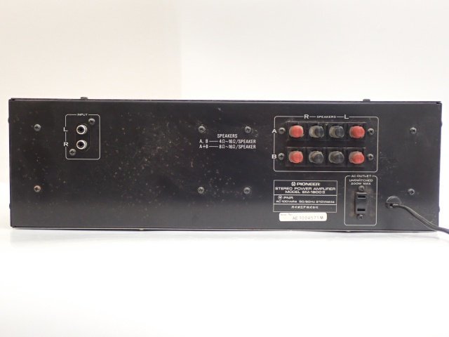 Yahoo!オークション - Pioneer SM-1800II パイオニア ステレオ Yahoo!オークション - Pioneer SM-1800II パイオニア ステレオ