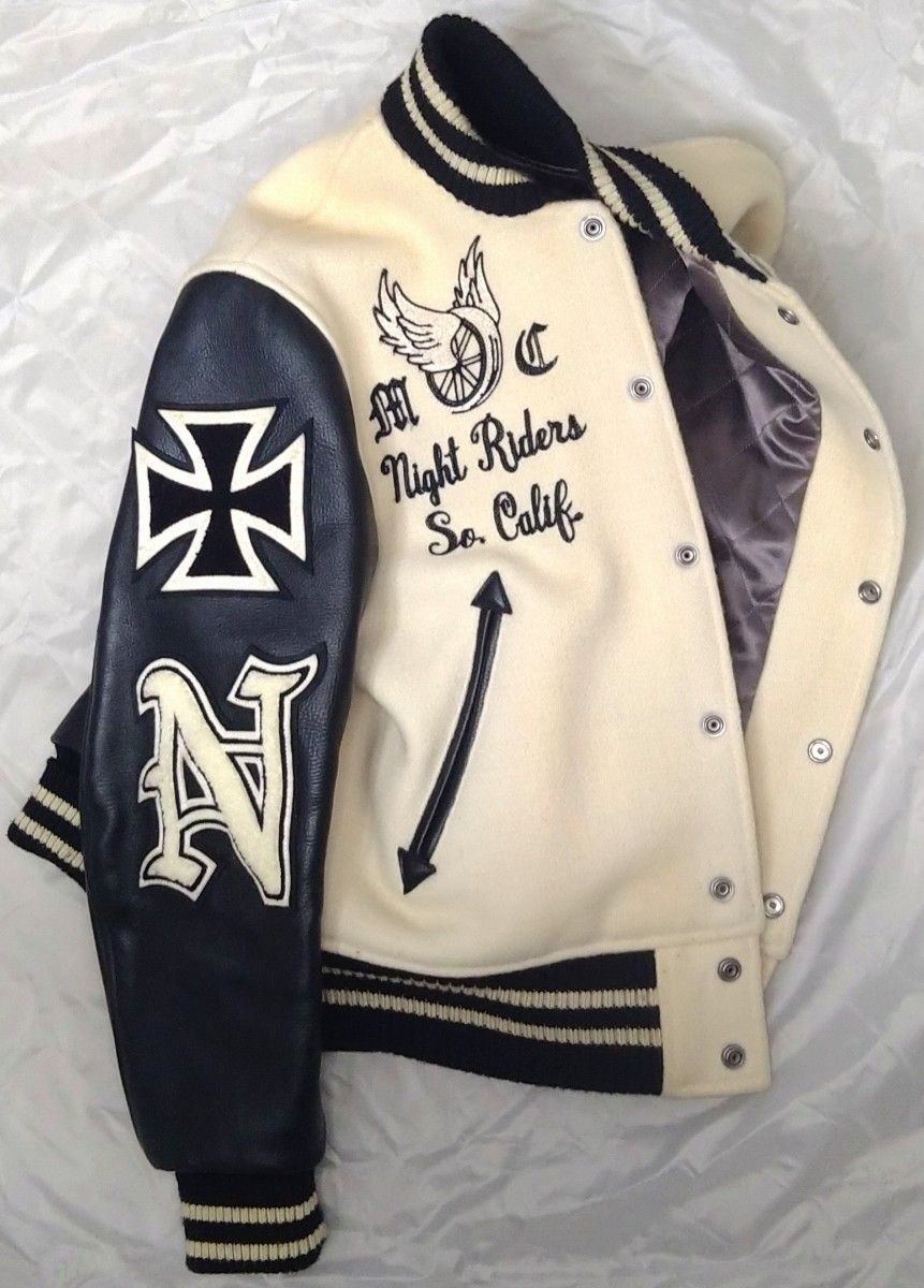 ☆ 現状品 WHITES VILLE ホワイツビル フルデコ スタジャン WV11375