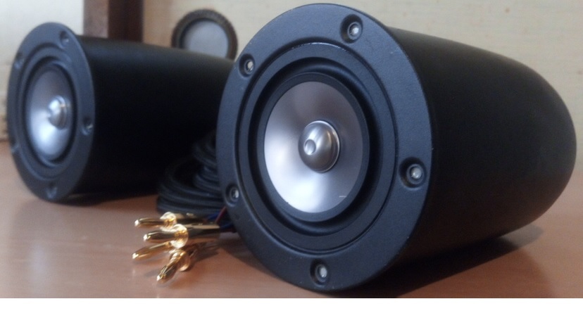 Mark Audio セメントラウンドエンクロージャースピーカー + Class D アンプ セット