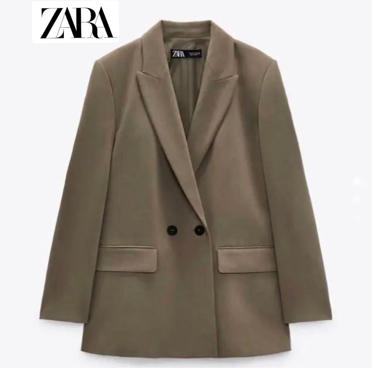 完売品 ZARA ダブルブレスト仕様オーバーサイズブレザー 完売品 ZARA ダブルブレスト仕様オーバーサイズブレザー