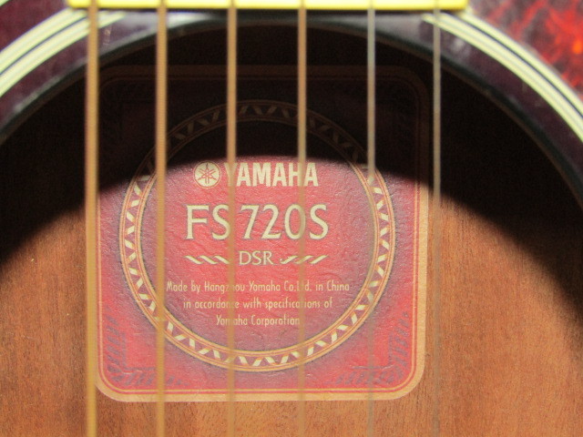 YAMAHA アコースティックギター FS720S DSR ソフトケース付き