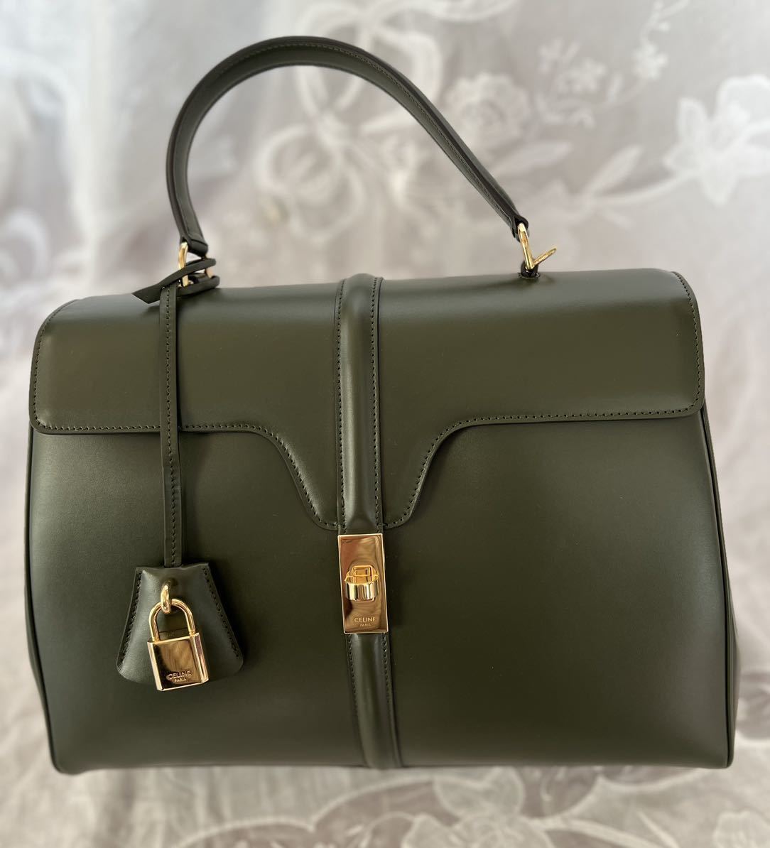 CELINE ショルダーバック 32 2WAY オリーブグリーン | normanhubbard.com