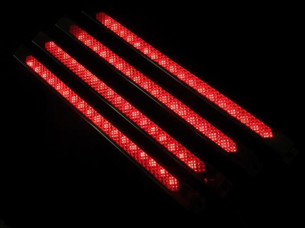 LEDモールアンドン　レッド（赤）　4本セット　24V　車高灯_画像1
