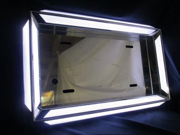 中型ナンバー枠　LEDテープ式 ツインDX　ホワイト（白）　24V