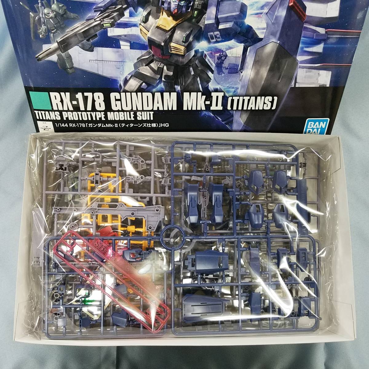 バンダイ　HG　Zガンダム　ZGUNDAM　ガンダム　GUNDAM　Mk-Ⅱ　ティターンズ仕様　RX-178　194　1/144_画像7