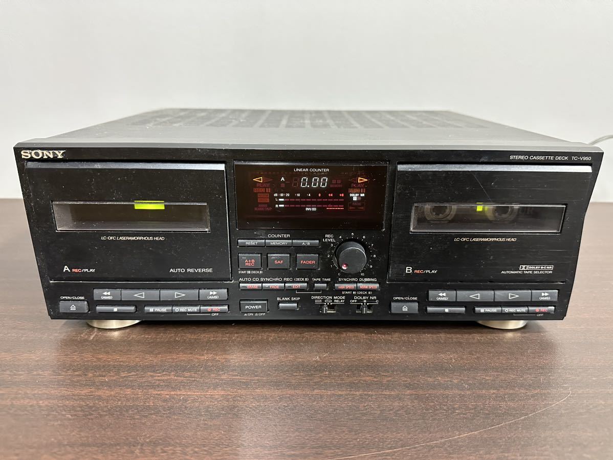 Yahoo!オークション - SONY ソニー TC-V950 ステレオカセット Yahoo!オークション - SONY ソニー TC-V950 ステレオカセット