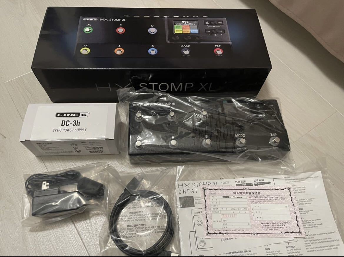 極美品・新品同様品】 HX Stomp XL / line6 / マルチエフェクター