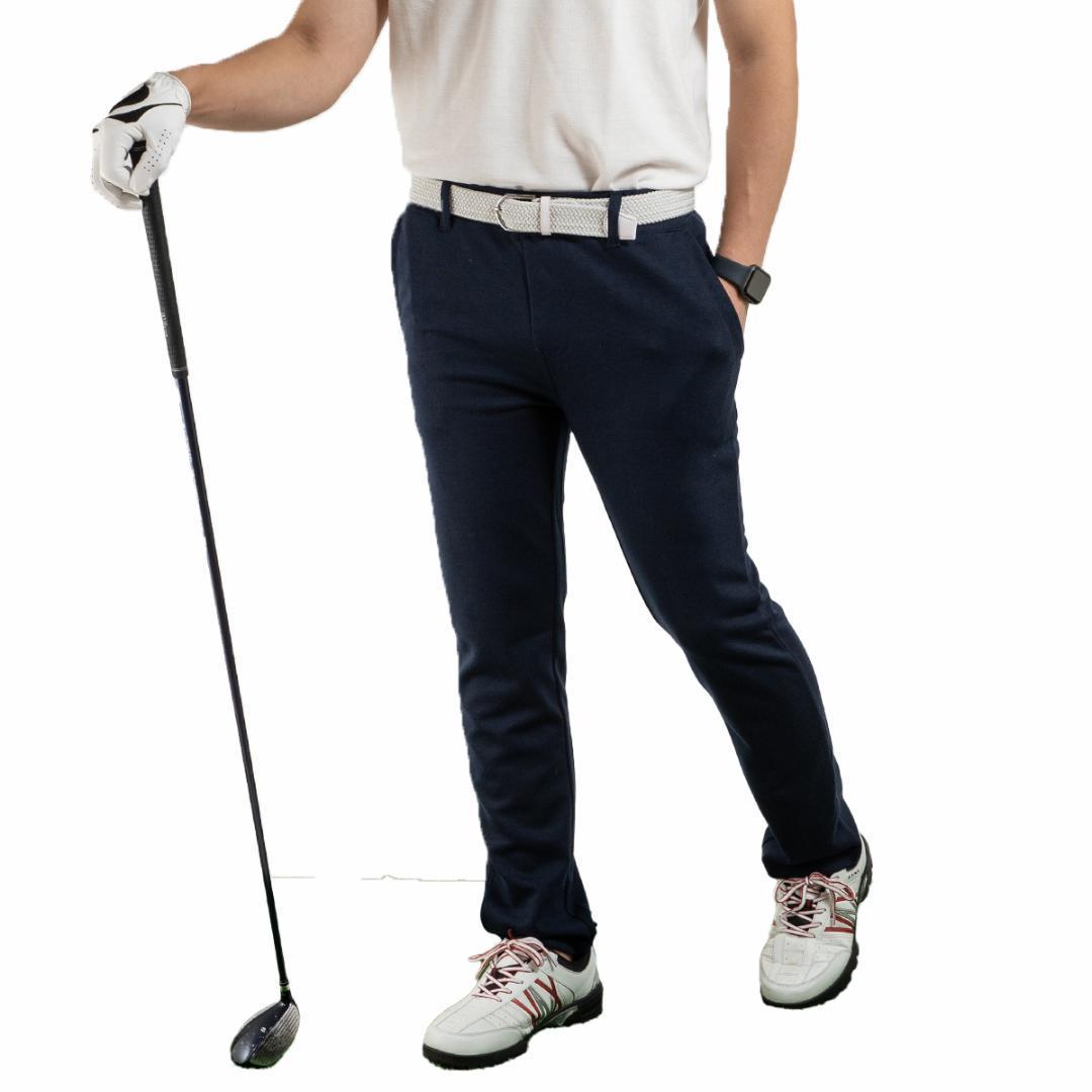 [ бесплатная доставка ]GOLF тренировочный эластичный брюки темно-синий /4L Golf спорт одежда осень весна стрейч эластичный тренировочный оставаясь дома большой размер 