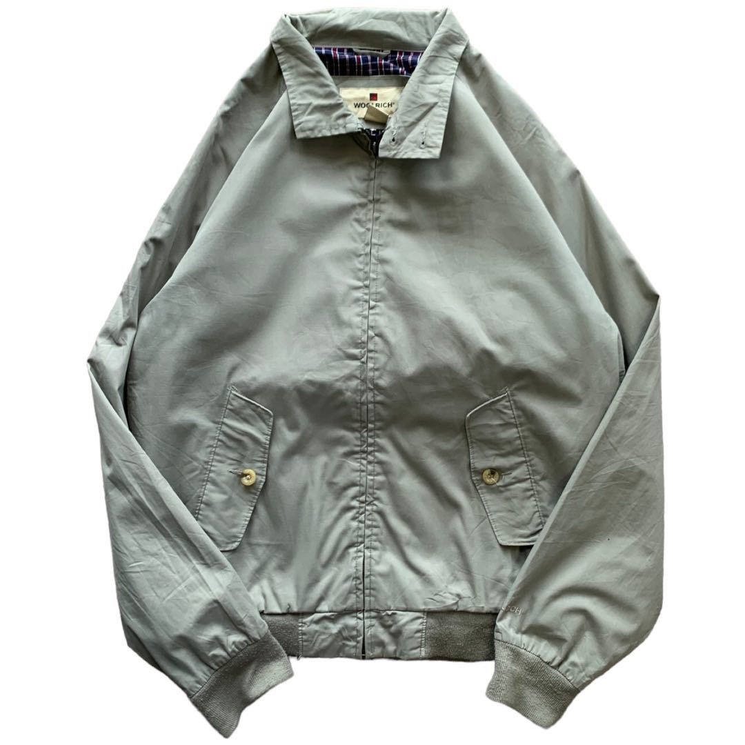 221109BRB16● woolrich zip cotton outer ウールリッチ ジップコットンジャケット コットンアウター ビンテージ vintage jacket