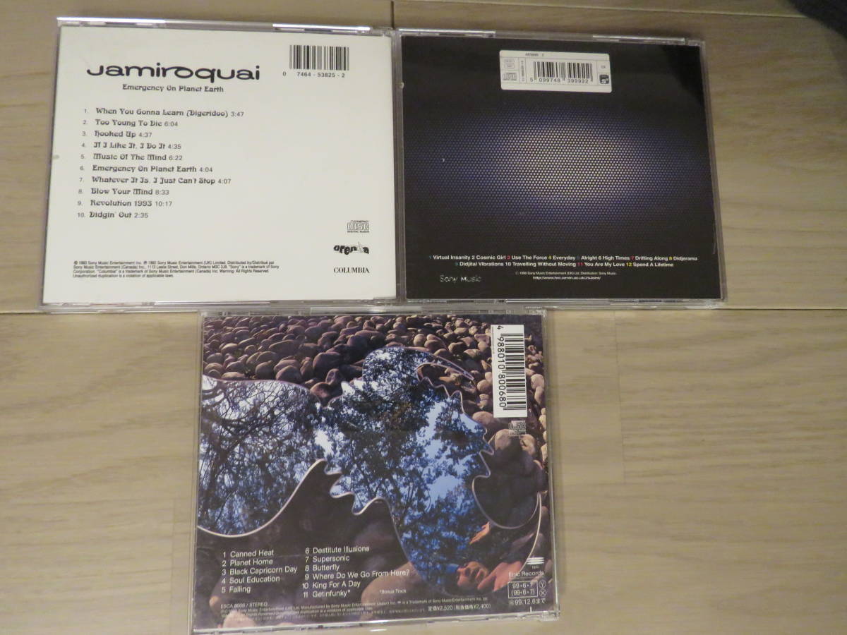 CD3枚セット　Jamiroquai／ジャミロクワイ　Emergency on Planet Earth＆Travelling Without Moving＆Synkronized_画像2