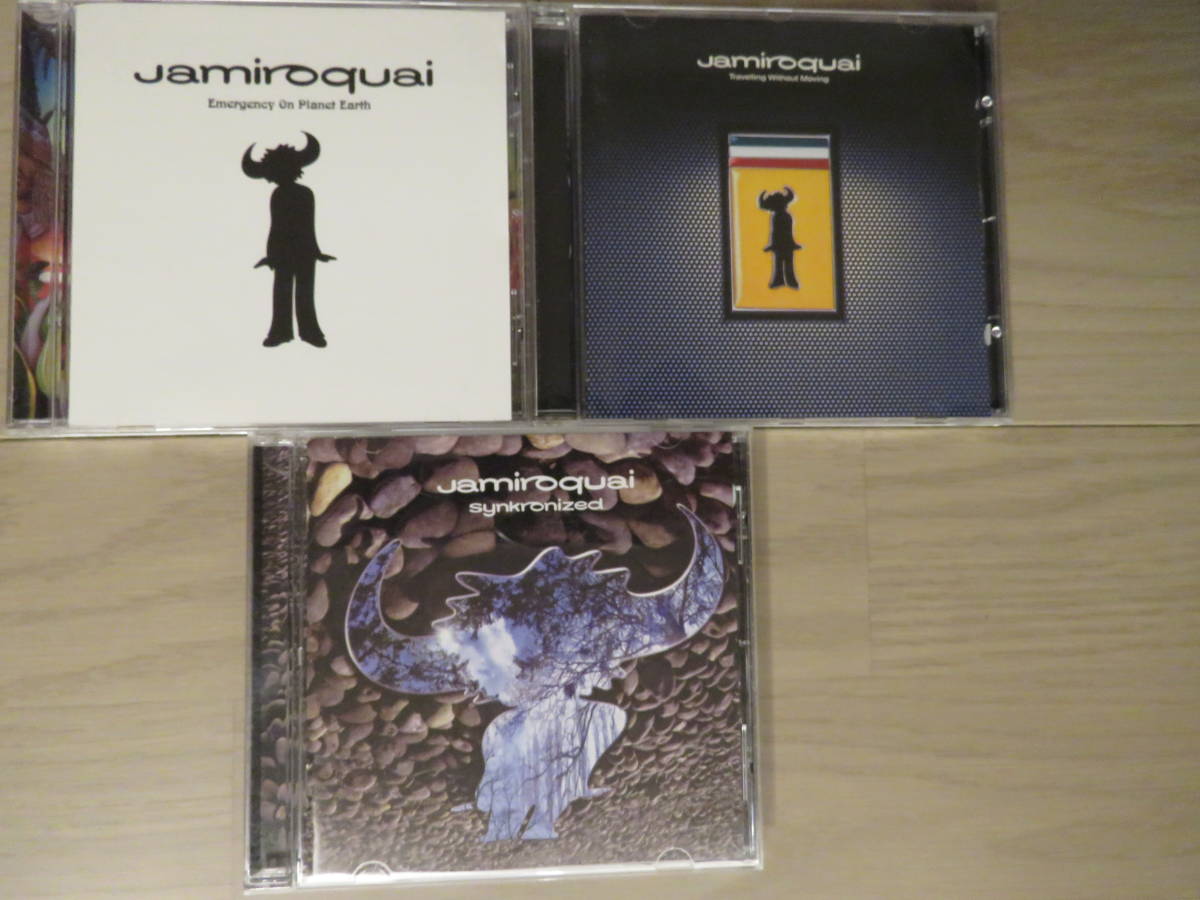 CD3枚セット　Jamiroquai／ジャミロクワイ　Emergency on Planet Earth＆Travelling Without Moving＆Synkronized_画像1