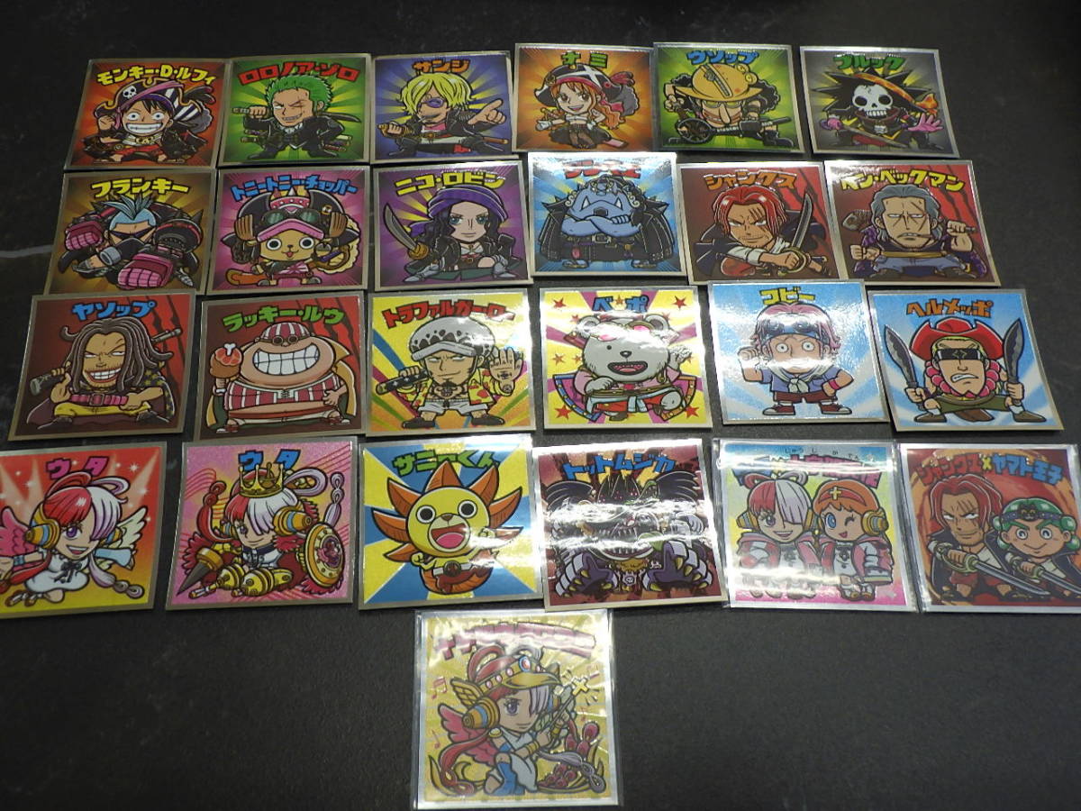 One Piece One Piece Man Bikkuriman Chocolate Seal Pilm Пленка красная красная пленка 25 штук