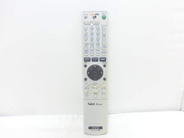 SONY ソニー DVD リモコン RMT-D213J 動作確認済 G2423_画像2