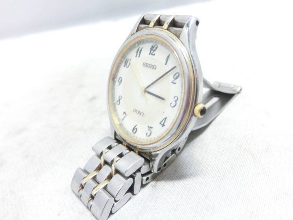 SEIKO セイコー 腕時計 DOLCE ドルチェ 8J41-8000 動作未確認 ジャンク品 G0721_画像3