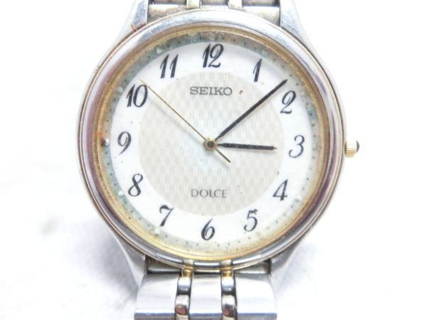 SEIKO セイコー 腕時計 DOLCE ドルチェ 8J41-8000 動作未確認 ジャンク品 G0721_画像2
