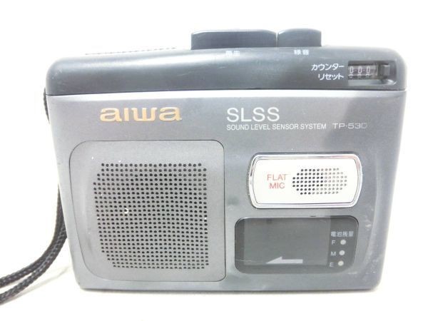 aiwa アイワ カセット レコーダー TP-530 再生OK G4495_画像2