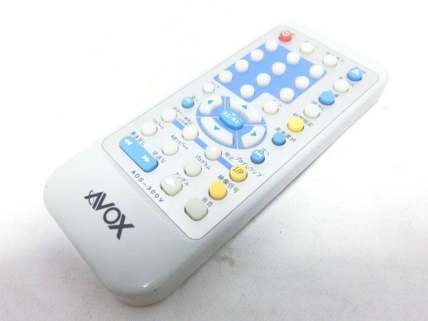 AVOX アボックス DVD リモコン ADS-300V 動作確認済 G2475_画像1