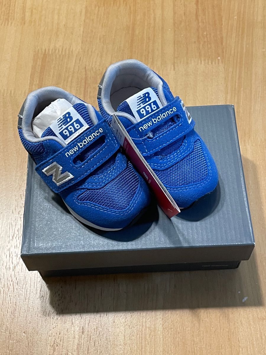 【新品】NEW BALANCE 996 ベビーシューズ　ブルー　12.0