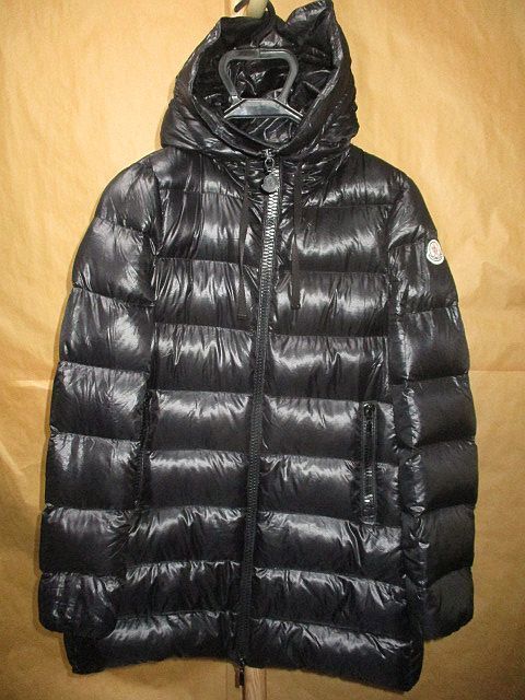 モンクレール MONCLER 14AW SUYEN 袖ロゴ ワッペン フード ダウン