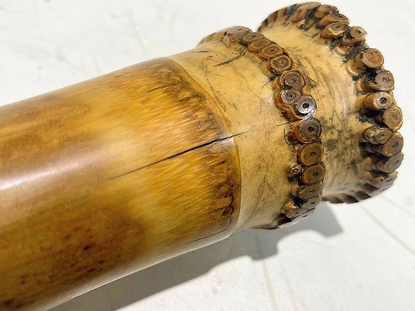 お得】 尺八 一尺五寸管 銘 月山 純正専門店仙秋(二代露秋)銘1尺5寸管