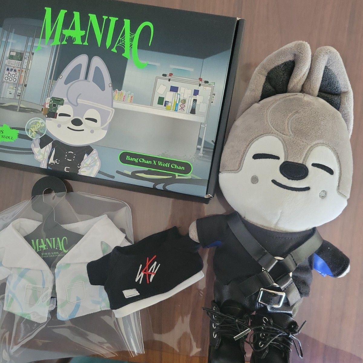 スキズ【ウルフチャン】ぬいぐるみ&Maniac衣装|Yahoo!フリマ スキズ【ウルフチャン】ぬいぐるみ&Maniac衣装|Yahoo!フリマ