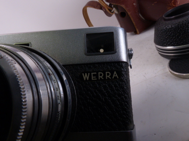  super rare WERRA Ⅳ type original leather case attaching 