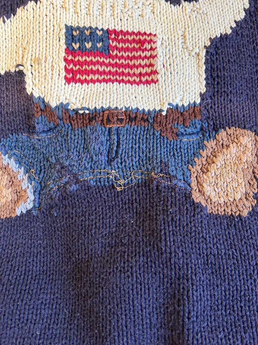 ラルフローレン POLO RALPH LAUREN ポロベア ニット 90s vintage