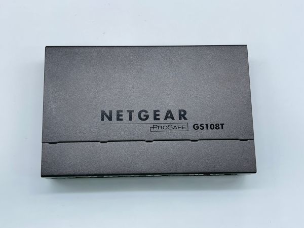 【ジャンク】☆NETGEAR ProSafe 8-Port Gigabit SmartSwitch GS108Tv2☆8ポート/ギガビットマネージドスイッチ/通電のみ確認/Z2444_画像6