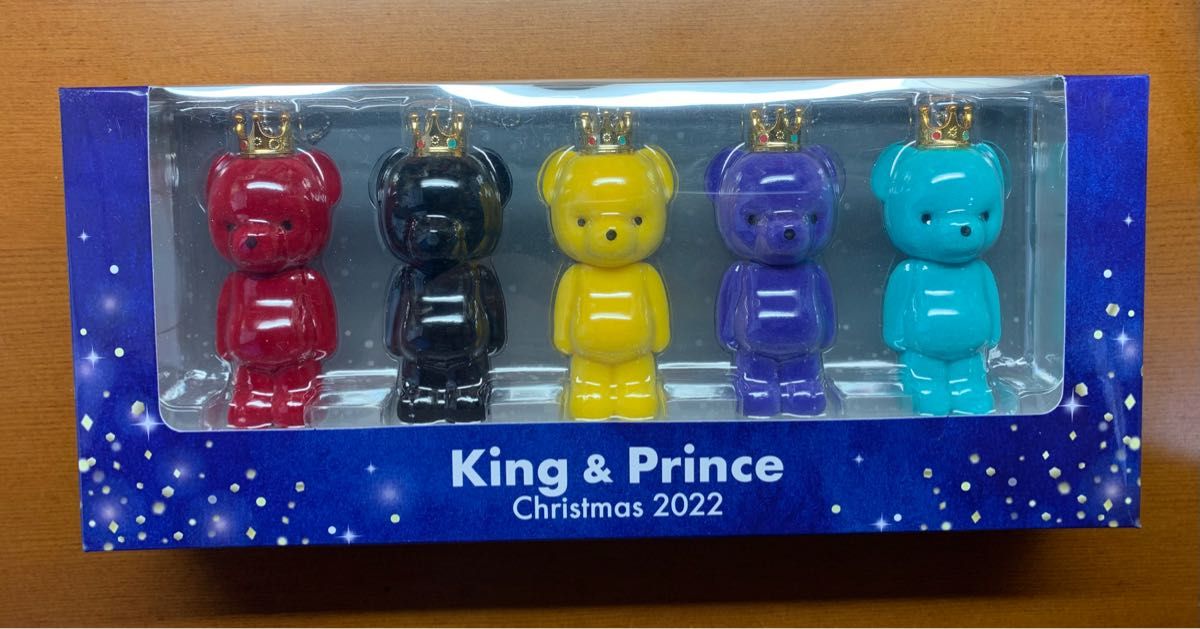 キンプリ　クリスマス フロッキーベアオーナメント 5個セット