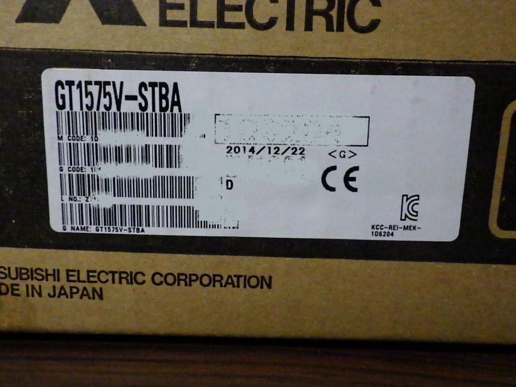 三菱電機　GT1575V-STBA　タッチパネル　新品　未開封_画像2
