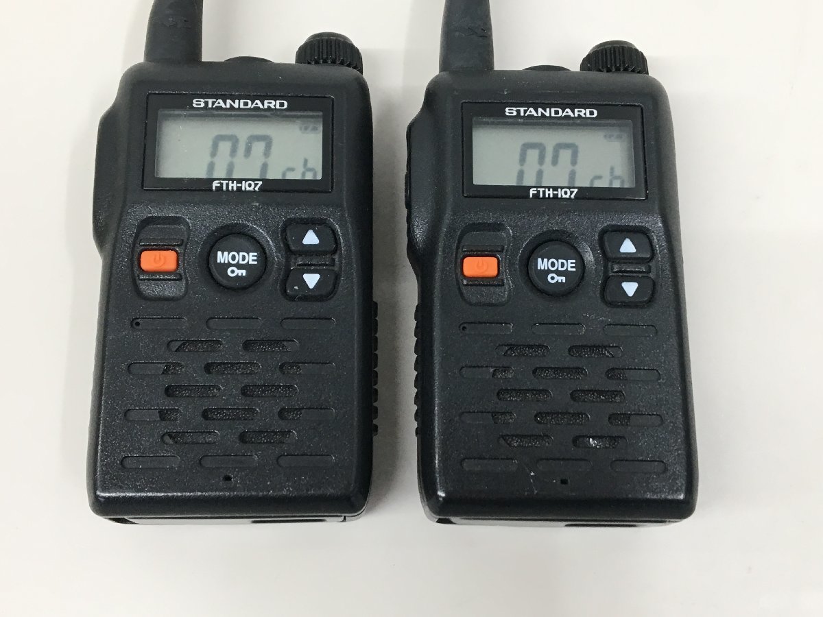 STANDARD special small electric power transceiver FTH-107 2 pcs. set secondhand goods ( tube :2A2-M13)