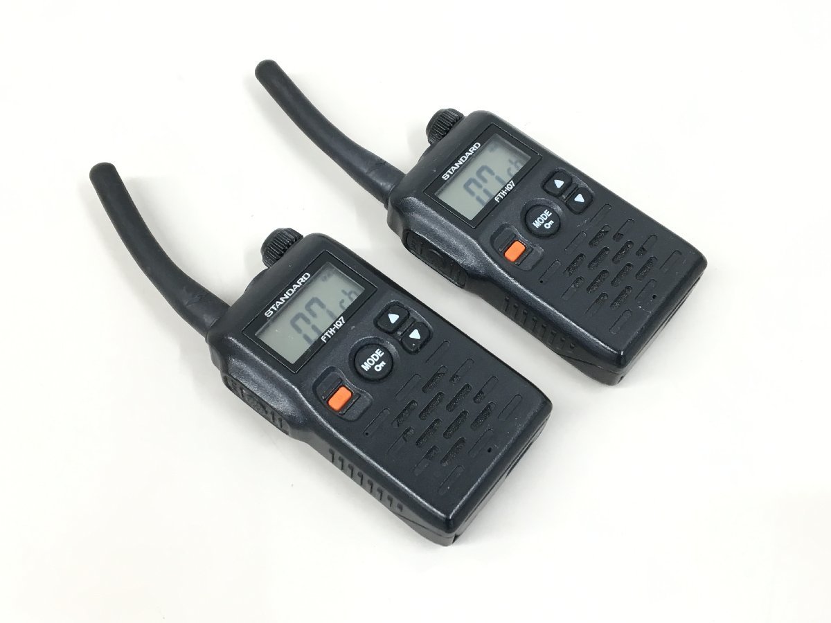 STANDARD special small electric power transceiver FTH-107 2 pcs. set secondhand goods ( tube :2A2-M13)