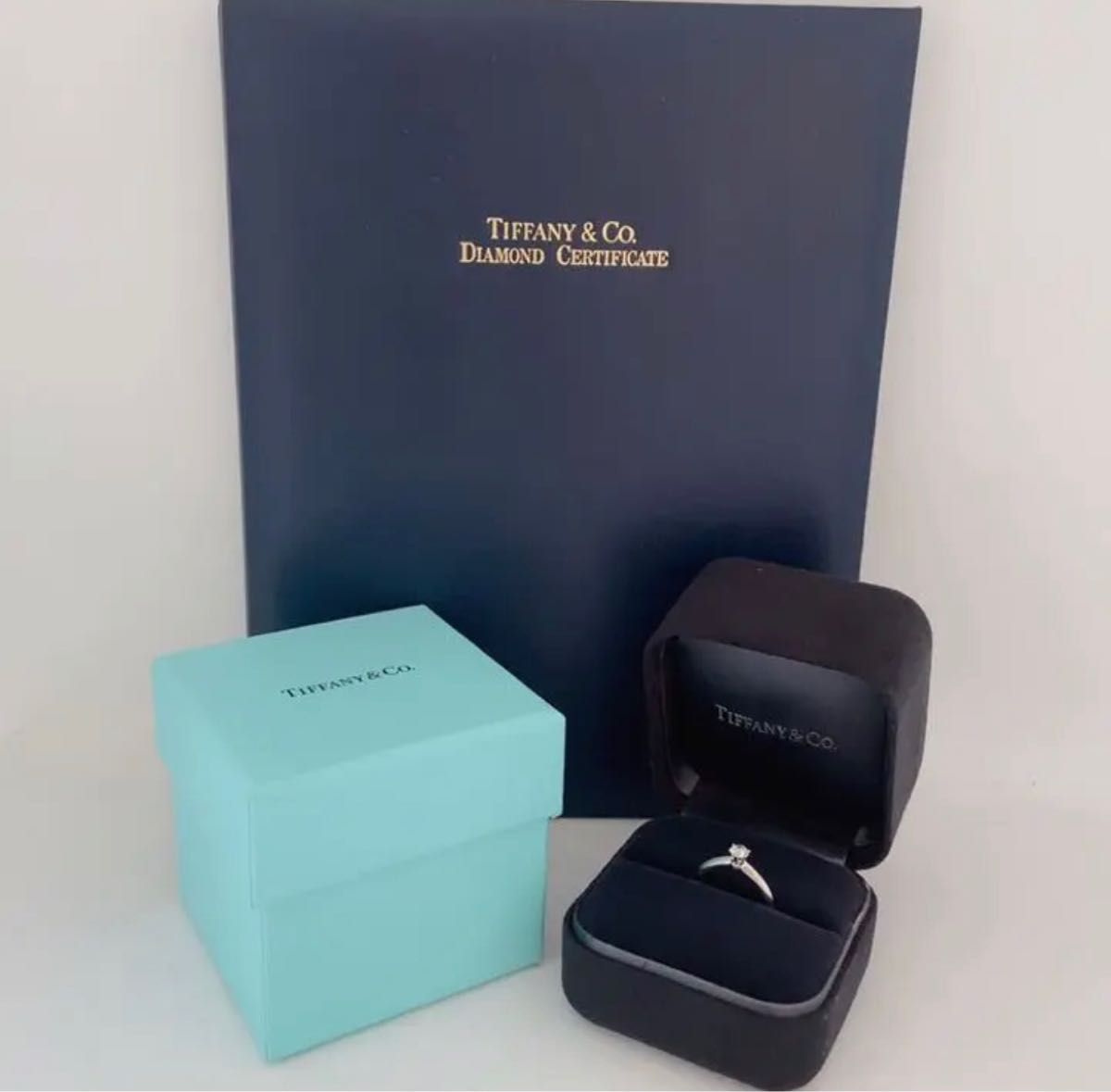 TIFFANY&Coティファニーソリティアプラチナダイヤモンドリング0.28ct