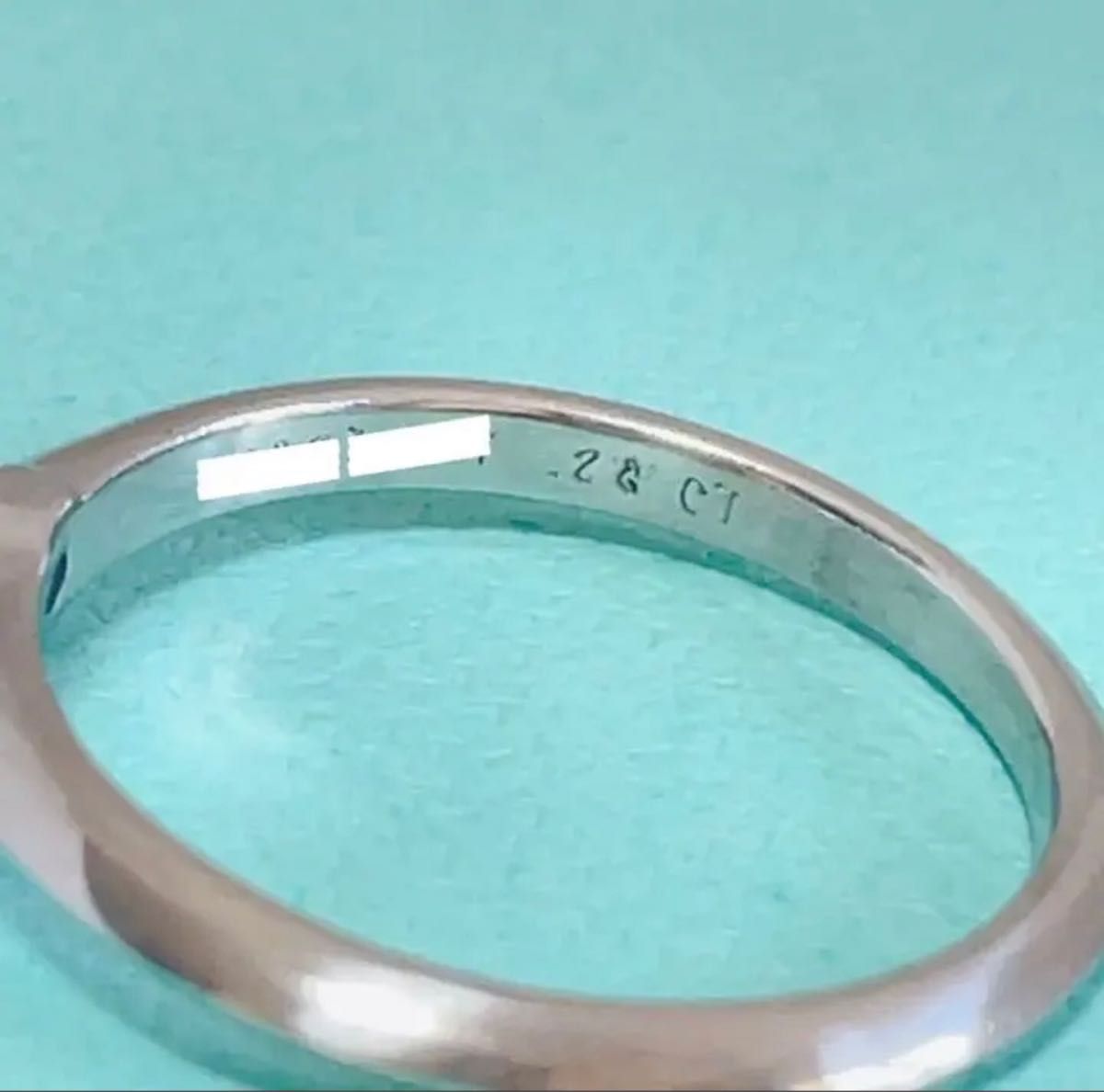 TIFFANY&Coティファニーソリティアプラチナダイヤモンドリング0.28ct