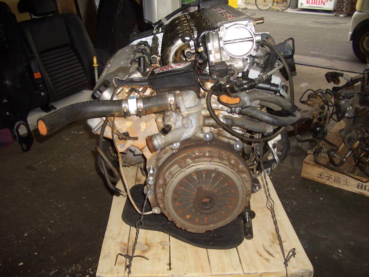 937AXL Alpha Romeo 147 GTA двигатель корпус 3.2 V6 действующяя машина ... шумит белый дым нет [K]