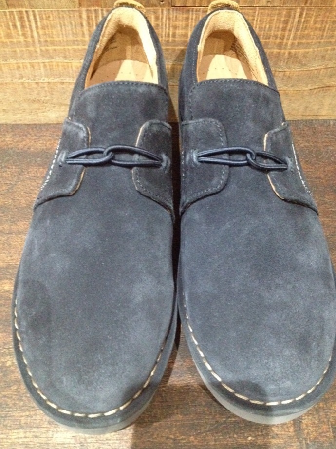 未使用 Clarks（クラークス） Un Ava アンストラクチャード・シリーズ　紺　uk51/2　アウ゛ァ　スエード　レザー　定価22000円_画像2