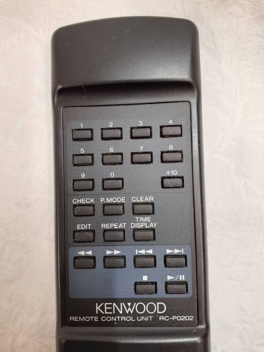 KENWOOD Kenwood remote control REMOTE CONTROL UNIT RC-P0202 operation RCP0202