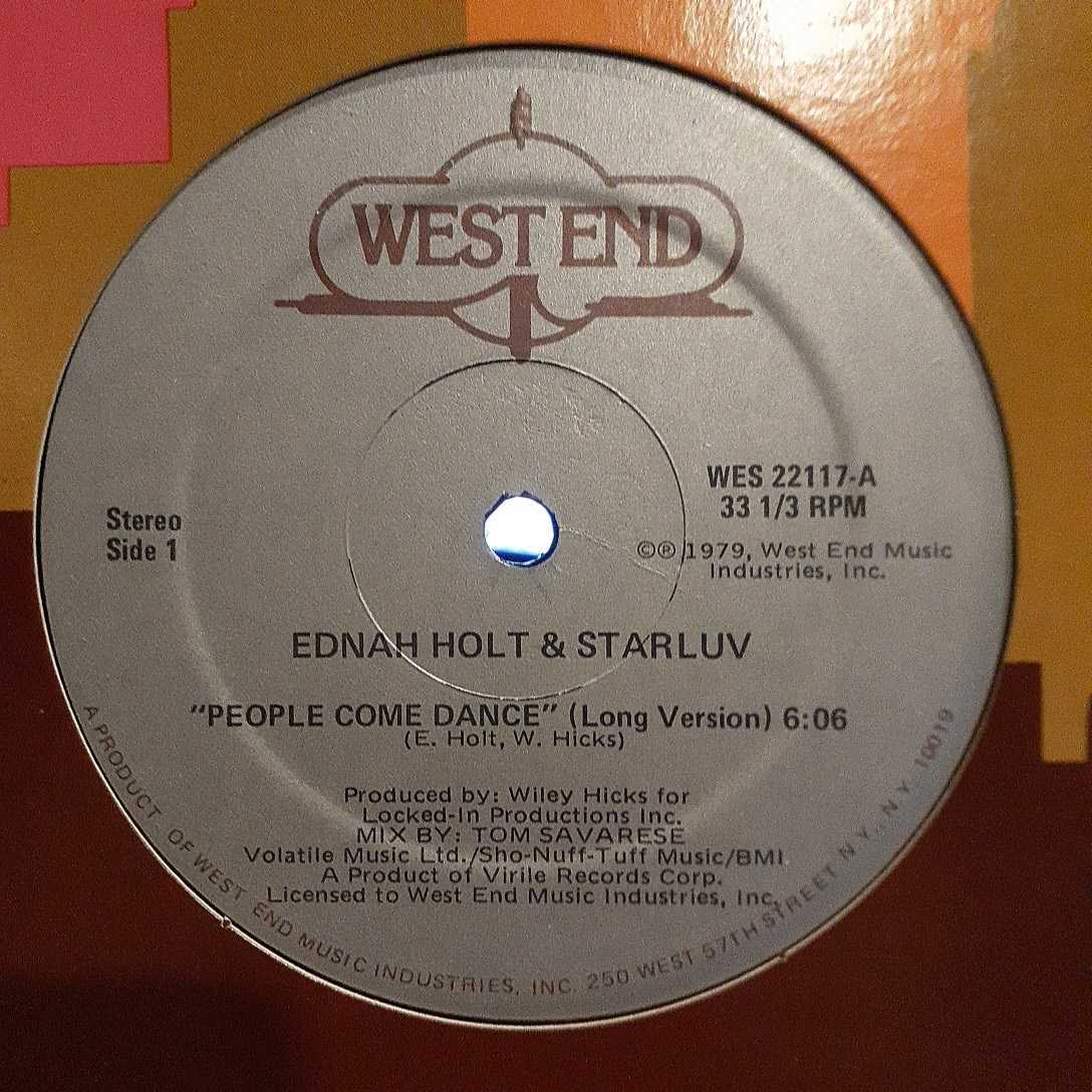EDNAH HOLT & STARLUV / PEOPLE COME DANCE /WEST END RECORDS_画像1
