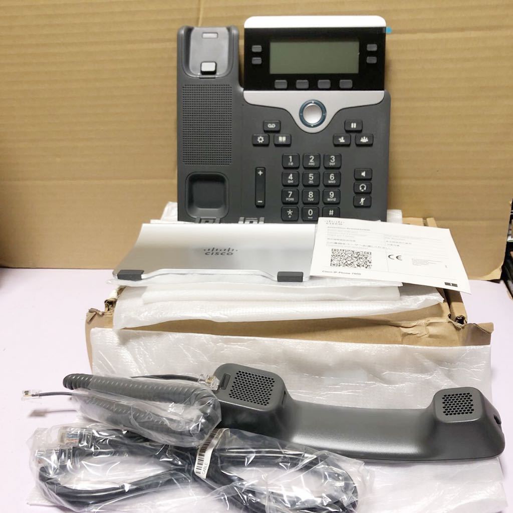 未使用品シスコ Cisco IP Phone 7800 シリーズ IP電話機 CP-7841-K9 管理号SHD057_画像1